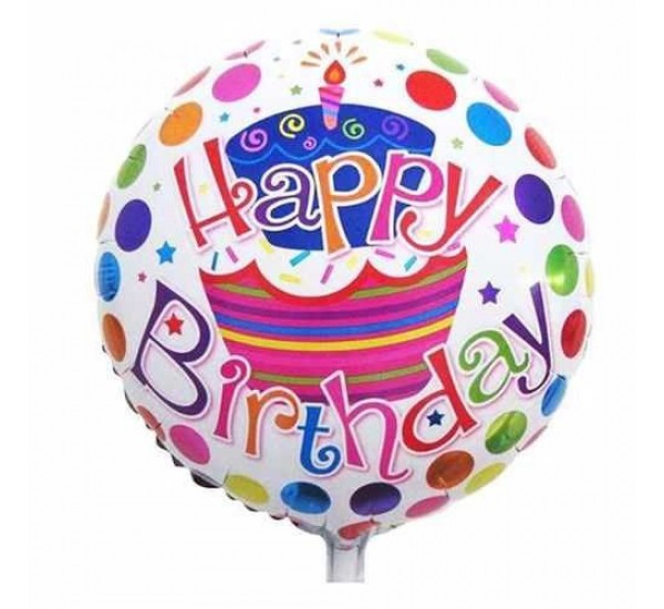 Doğum Günü Folyo Helyum Balon No:3 (Ek Ürün Olarak Satılır)